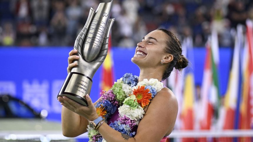 Aryna Sabalenka remains undefeated in Wuhan.