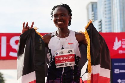 Ruth Chepngetich smashed the women's marathon world record.