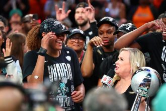 The unexpected star of Game 5 of the 2024 WNBA Finals, Nyara Sabally, was all smiles as she shined in the New York Liberty's win over the Minnesota Lynx.