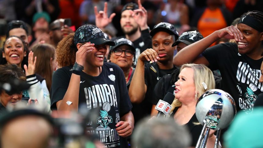 The unexpected star of Game 5 of the 2024 WNBA Finals, Nyara Sabally, was all smiles as she shined in the New York Liberty's win over the Minnesota Lynx.