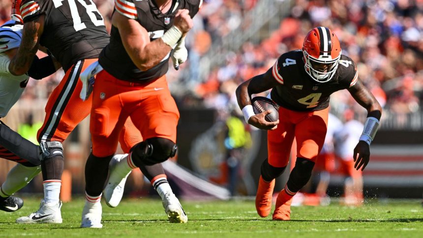 Deshaun Watson suffered a ruptured Achilles tendon in Sunday's loss against the Cincinnati Bengals.