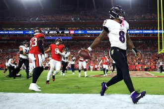 Lamar Jackson excelled in the Baltimore Ravens' win over the Tampa Bay Buccaneers.