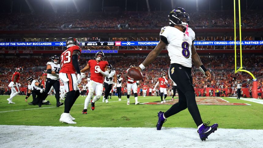 Lamar Jackson excelled in the Baltimore Ravens' win over the Tampa Bay Buccaneers.