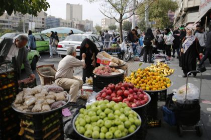 Daily life continues following Israel's announcement of strikes on military targets, in Tehran, Iran on October 26.