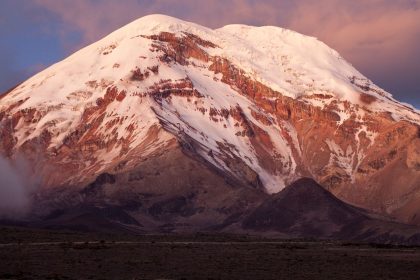 Mount Chimborazo is the highest peak in Ecuador. It's also the closest point on Earth to the stars.