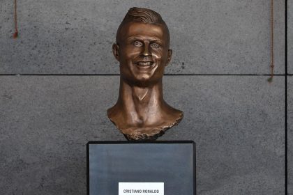 A bust of soccer star Cristiano Ronaldo at Madeira Airport that was unveiled in 2017 is often referenced when it comes to controversial sporting sculptures.