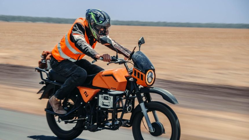 The Roam Air electric motorcycle traveled from Kenya to South Africa powered entirely by solar energy.