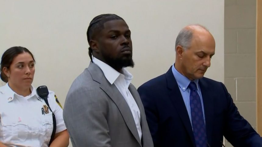 New England Patriots safety Jabrill Peppers appeared in court in Quincy, Massachusetts, on Monday after being arrested on assault, strangulation and other charges over the weekend.