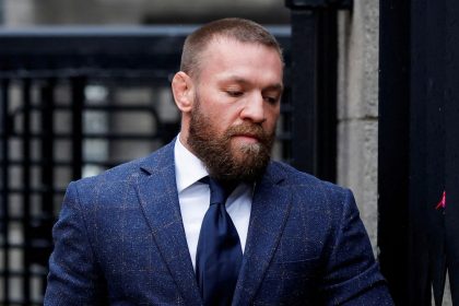 Conor McGregor arrives at court a few weeks ago in Dublin.