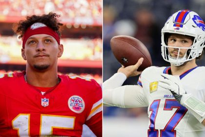 Patrick Mahomes and Josh Allen, two of the league's best quarterbacks, will face off on Sunday.