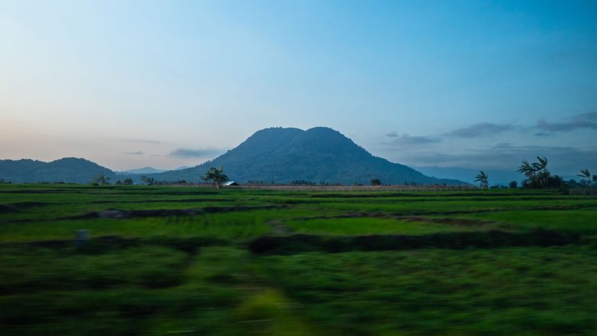 Scenes like these await passengers taking the Argo Wilis Panoramic train, which runs between the Indonesian cities of Surabaya and Bandung.