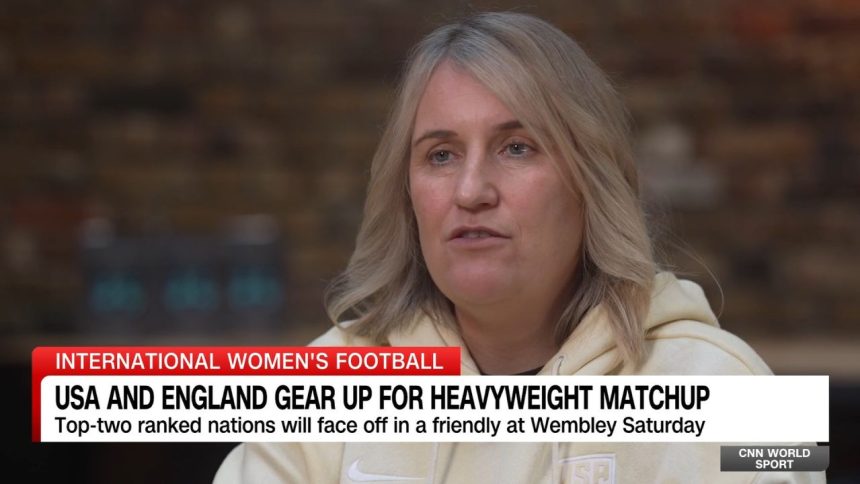 Saturday is set to be an emotional occasion for English-born Emma Hayes as she makes her return to Wembley Stadium with USWNT. Hayes has been speaking to CNN's Amanda Davies at the home of one of her drinking spots from her younger days - The World's End Pub – about why Saturday's encounter will be more than just a friendly.