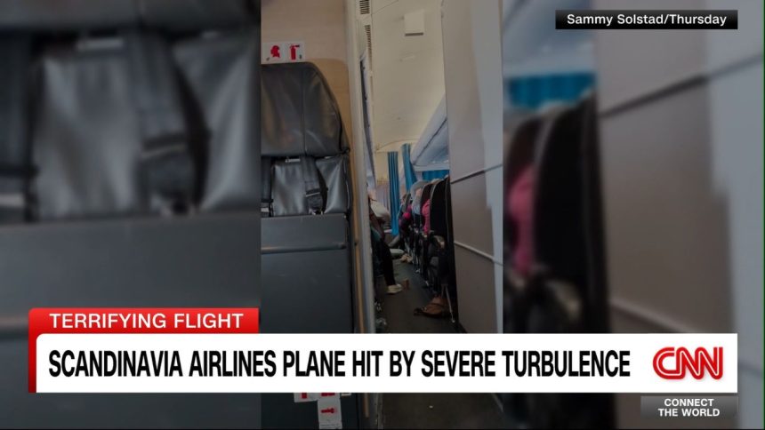 Scandinavian Airlines flight with more than 250 passengers and crew hit by severe turbulence. It's the latest airline impacted by a rise in dangerous turbulence