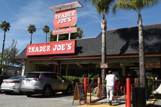 The original Trader Joe's grocery store in Pasadena, California.