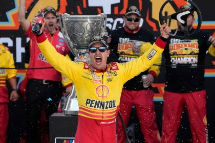 Joey Logano won his third career NASCAR Cup Series championship on Sunday at Phoenix Raceway.