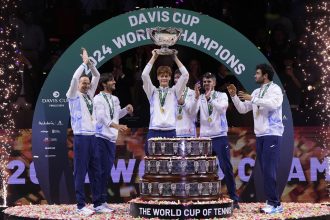 Jannik Sinner helped Italy to win its second straight Davis Cup title.