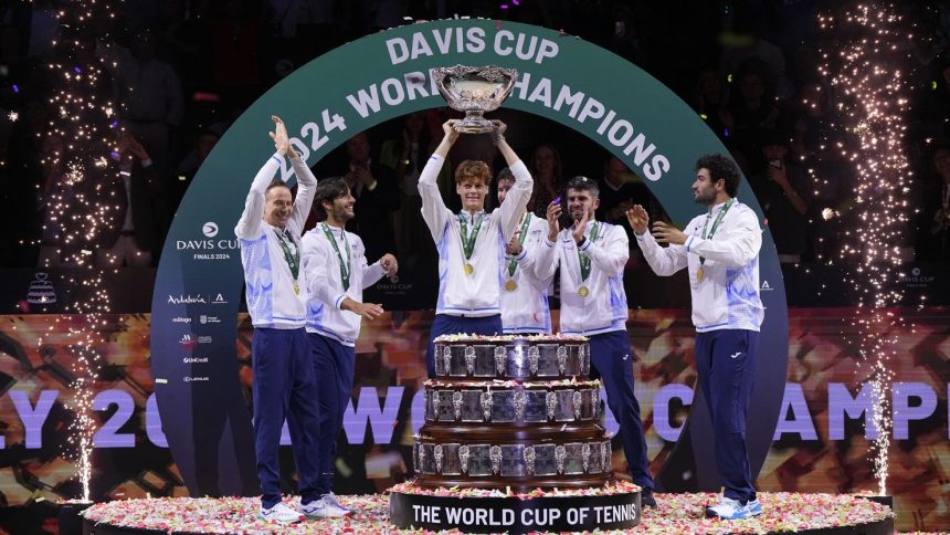 Jannik Sinner helped Italy to win its second straight Davis Cup title.