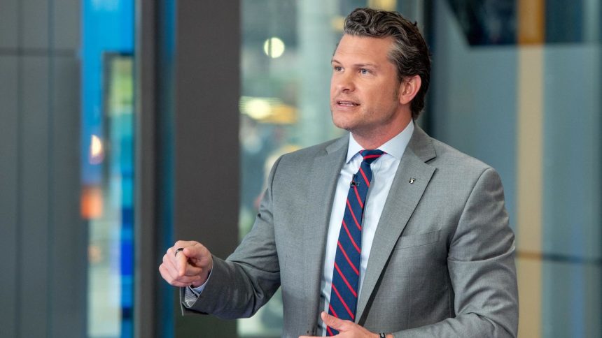 This 2019 photo shows Pete Hegseth in New York City.