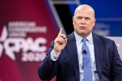 Matthew Whitaker, former acting U.S. Attorney General, speaks during the Conservative Political Action Conference 2020 (CPAC) hosted by the American Conservative Union on February 28, 2020 in National Harbor, Maryland.