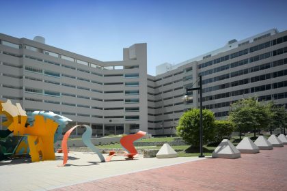 This 2006 photo from the Library of Congress shows the Edward A. Garmatz Federal Building, home to the northern division of the US District Court for the District of Maryland, in Baltimore.