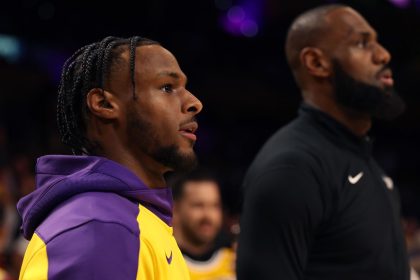 Los Angeles Lakers assigned rookie Bronny James to club's G League team.