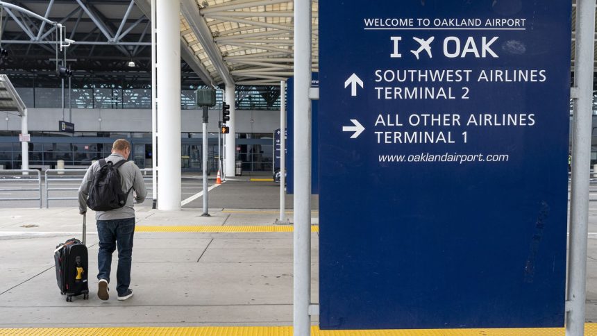 Oakland's airport name change has been blocked for now.