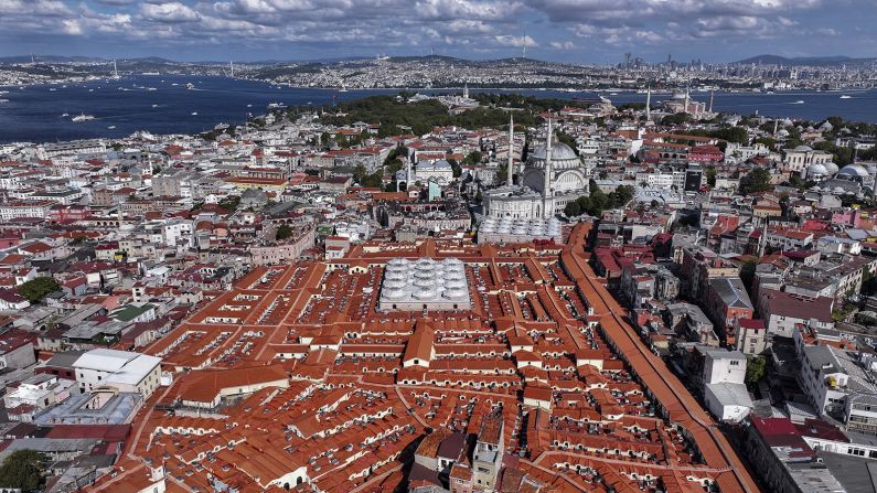 Istanbul's Grand Bazaar: This venerable marketplace is more than 500 years old and spreads out over 48,000 square meters (around 516,700 square feet).