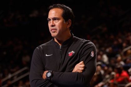 Miami Heat head coach Erik Spoelstra cost his team against the Detroit Pistons.