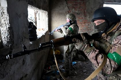 New recruits in Ukraine. Russia has been pressing its advantages in manpower and weaponry.