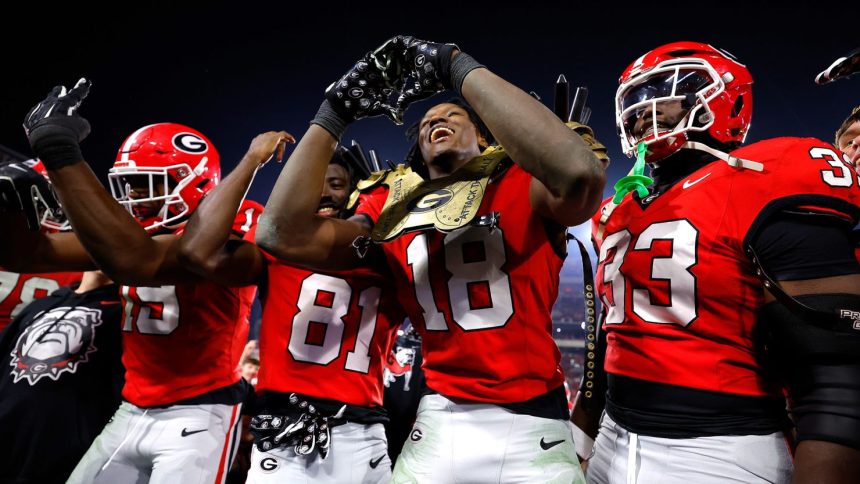 The Georgia Bulldogs played their way back into the College Football Playoff bracket with a win against SEC rival Tennessee on Saturday.