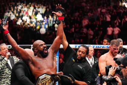 Jon Jones retained his UFC heavyweight title after beating Stipe Miocic.