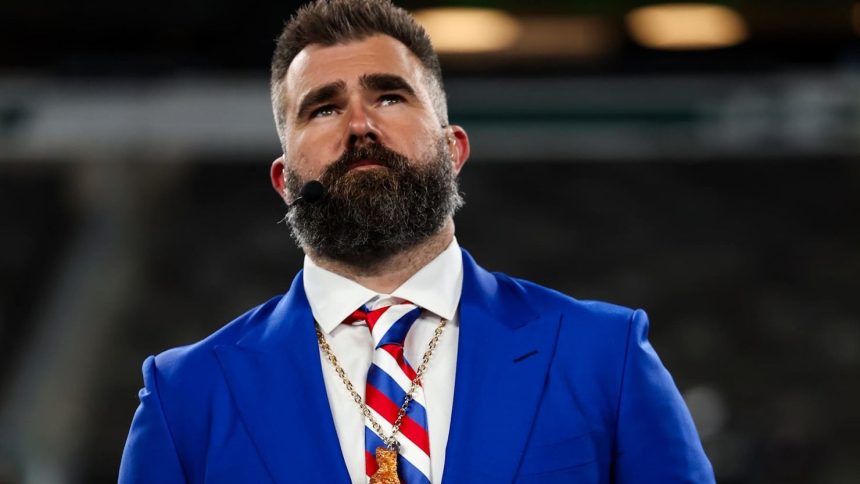 Jason Kelce issued an apology after a viral video captured a “heated moment” in which the retired Super Bowl champion spiked a fan's cellphone.