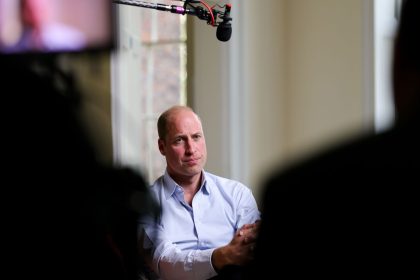 The Prince of Wales, behind the scenes filming a documentary for the Homewards Campaign