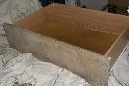 A woman has been jailed for seven and a half years in England for keeping her infant daughter in this drawer under her bed. The child was discovered weeks before her third birthday.