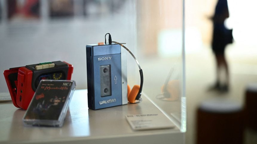 The first Walkman, TPS-L2 Walkman, from Sony, is displayed in an exhibition ahead of the International Radio Exhibition, IFA, an innovation and technology trade fair in consumer electronics and home appliances in Berlin, Germany, on September 5, 2024.