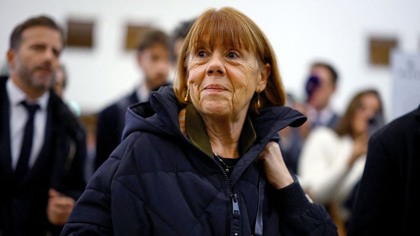 Gisèle Pelicot outside the courthouse in Avignon, France, where her ex-husband Dominique -- and 50 other men -- were on trial for rape.