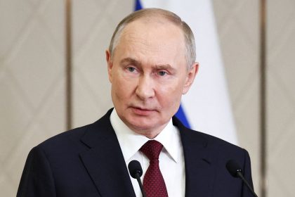 Russian President Vladimir Putin attends a press conference following the Collective Security Treaty Organisation (CSTO) summit in Astana, Kazakhstan, November 28, 2024. Sputnik/Mikhail Tereshchenko/Kremlin via REUTERS ATTENTION EDITORS - THIS IMAGE WAS PROVIDED BY A THIRD PARTY.