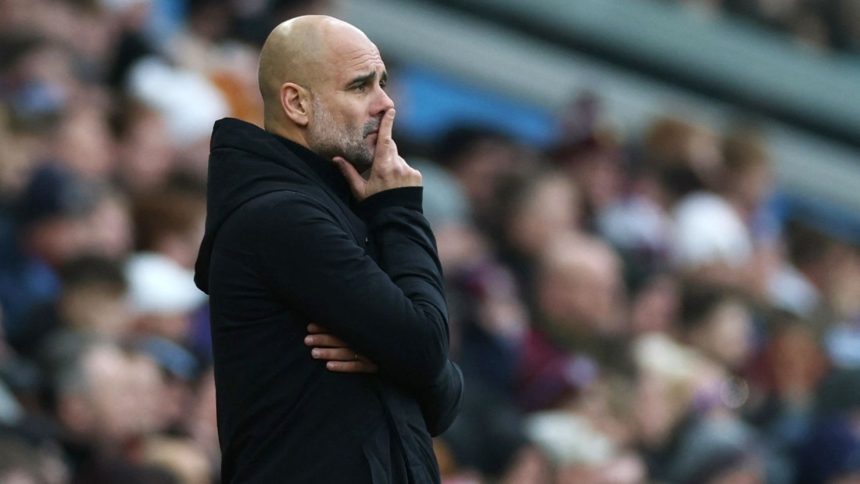 Pep Guardiola is presiding over Manchester City's terrible run of form.