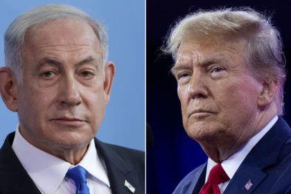 Israeli Prime Minister Benjamin Netanyahu and US President-elect Donald Trump.