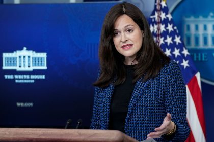 Deputy National Security Advisor for Cyber and Emerging Technology Anne Neuberger speaks during the daily press briefing at the White House on February 17, 2021 in Washington, DC.