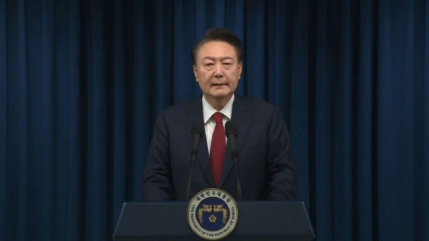 South Korean President Yoon Suk Yeol apologized in his first public comments since his abortive attempt to impose martial law that threw the country into political chaos and led to calls for his impeachment.