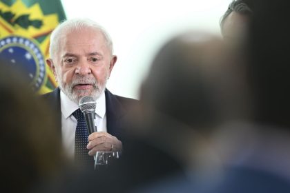 The President of Brazil Luiz Inacio Lula da Silva at the Planalto Palace in Brasilia, Brazil, on November 28, 2024.