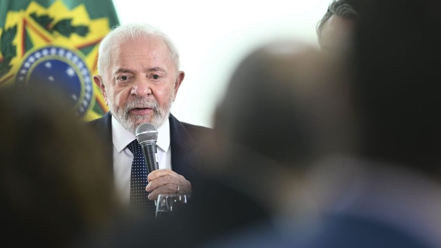 The President of Brazil Luiz Inacio Lula da Silva at the Planalto Palace in Brasilia, Brazil, on November 28, 2024.