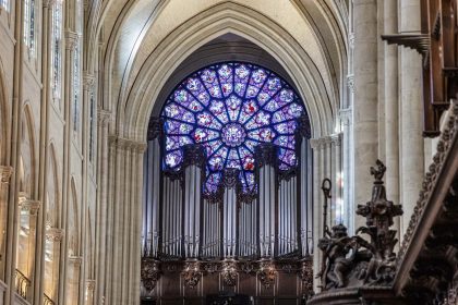 The Great Organ of Notre Dame, pictured on Nov 29, survived the 2019 blaze unscathed but required extensive restoration.