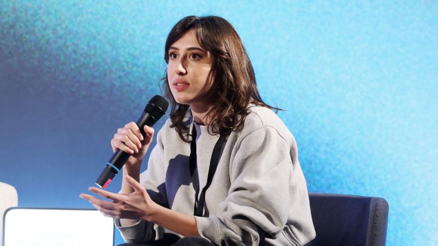 MILAN, ITALY - FEBRUARY 16: Cecilia Sala attends Chora Media Festival In Milan on February 16, 2024 in Milan, Italy. (Photo by Stefania D'Alessandro/Getty Images)