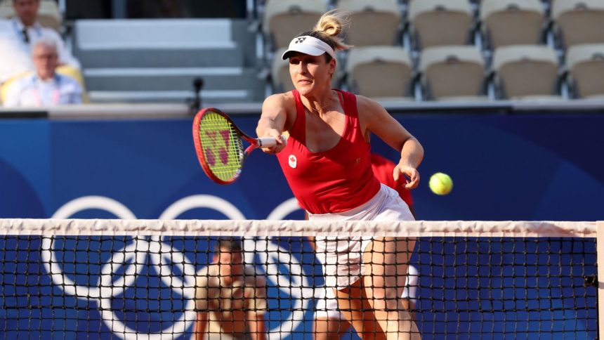 Gabriela Dabrowski of Team Canada won Olympic bronze in mixed doubles with Felix Auger-Aliassime at the Paris Olympics on August 2.