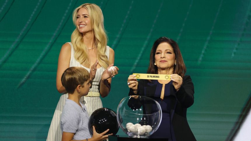 Ivanka Trump was in Miami with her son to help with the Club World Cup draw.