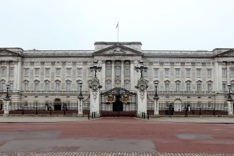 Buckingham Palace is close to London's Victoria district, where the Christmas party took place.