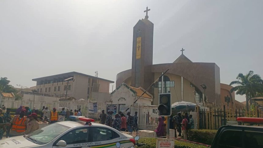 A crowd crush at a church in Nigeria's capital city Abuja led to the deaths of at least ten people, including four children.