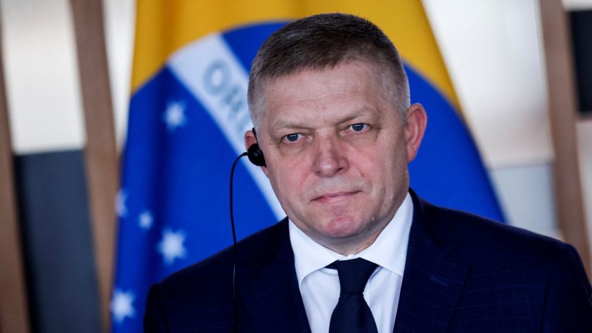 Slovakia's Prime Minister Robert Fico pictured on December 10.